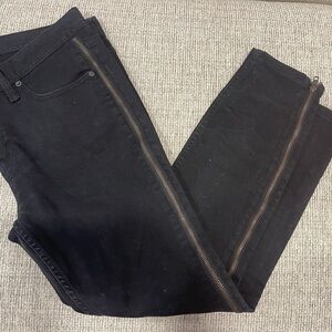 Free People Black Denim Pants